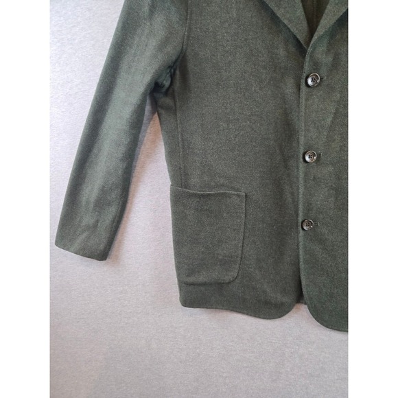 Bonobos Cardigan Blazer Mens 42R Standard Fit Forrest Green Wool Blend 3 Button - Picture 10 of 15